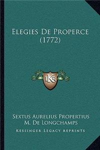 Elegies de Properce (1772)