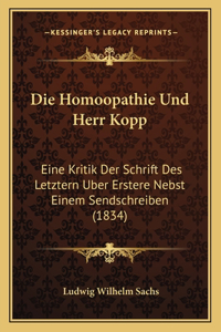 Die Homoopathie Und Herr Kopp