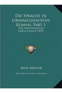 Die Sprache In Grimmelshausens Roman, Part 1