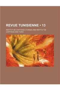 Revue Tunisienne (13 )