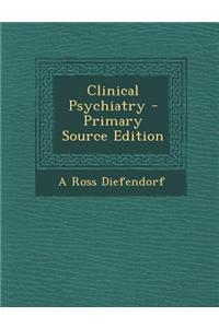 Clinical Psychiatry