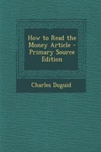 How to Read the Money Article