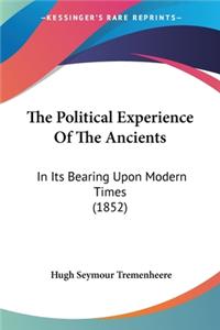 The Political Experience Of The Ancients
