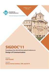 SIGDOC 11 Proceeding of the 29th ACM International Conference on Design of Communications