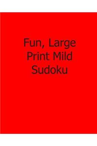 Fun, Large Print Mild Sudoku