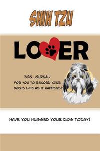 Shih Tzu Lover Dog Journal