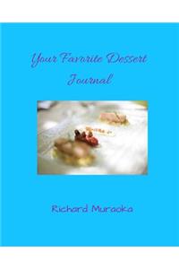 Your Favorite Dessert recipe journal