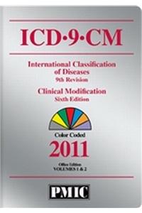 ICD-9-CM 2011 Vols 1&2, Color Coded, Office Edition