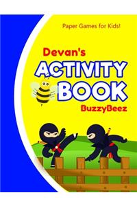 Devan's Activity Book