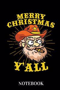 Merry Christmas Y'all - Notebook