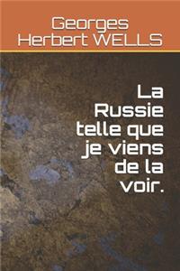 La Russie telle que je viens de la voir.