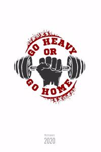Wochenplaner 2020 - Fitness Gym Bodybuilding