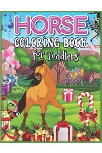 Horse Coloring Book for Toddlers