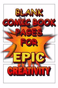Blank Comic Book Pages For Epic Creativity
