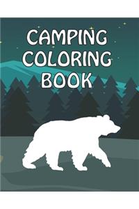 Camping Coloring Book