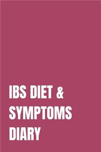 Ibs Diet & Symptoms Diary