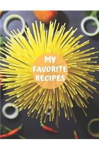 My Favorite Recipes