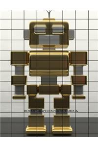 Robot Graph Paper Notebook