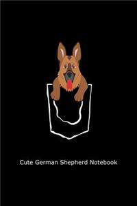 Cute German Shepherd Notebook