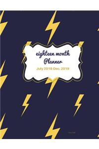 Eighteen Month Planner Plum Gold