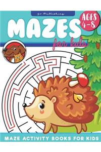 Mazes for Kids Ages 4-8