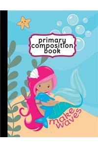 Mermaid Primary Composition Book - Handwriting Paper