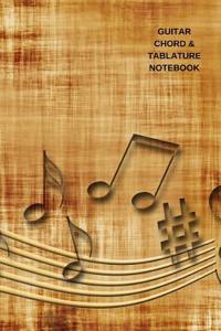 Guitar Chord and Tablature Notebook