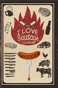 I Love Sausage Journal