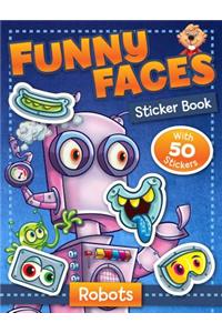 Funny Faces Sticker Book