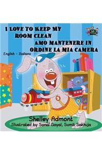 I Love to Keep My Room Clean Amo mantenere in ordine la mia camera