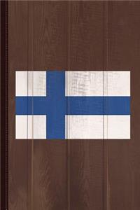 Finland Flag Journal Notebook