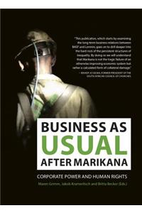 Business as usual after Marikana