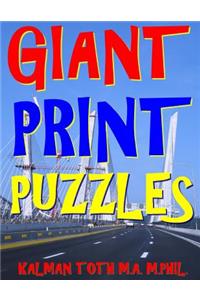 Giant Print Puzzles