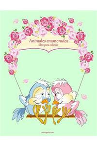 Animales enamorados libro para colorear 1