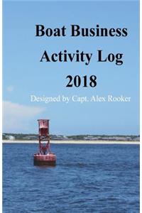 Boat Business Activity Log 2018