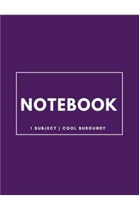 Notebook 1 Subject