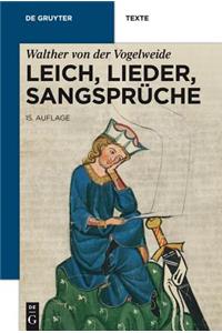 Leich, Lieder, Sangsprüche