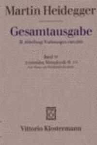 Martin Heidegger, Gesamtausgabe. II. Abteilung Vorlesungen 1919-1944