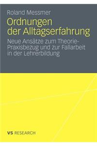 Ordnungen Der Alltagserfahrung