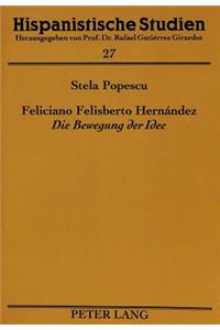 Feliciano Felisberto Hernandez «Die Bewegung der Idee»