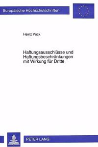 Haftungsausschluesse und Haftungsbeschraenkungen mit Wirkung fuer Dritte