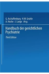Handbuch der Gerichtlichen Psychiatrie