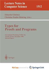 Types for Proofs and Programs