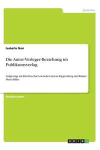 Autor-Verleger-Beziehung im Publikumsverlag