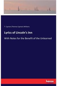 Lyrics of Lincoln's Inn