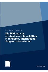 Die Bildung Von Strategischen Geschäften in Mittleren, International Tätigen Unternehmen