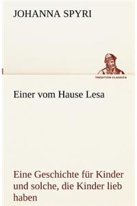 Einer Vom Hause Lesa