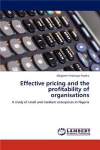 Effective Pricing and the Profitability of Organisations