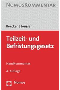 Teilzeit- Und Befristungsgesetz
