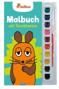 Trotsch Die Maus Malbuch mit Tuschkasten und Pinsel